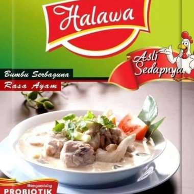 Halawa Penyedap Rasa Organik - Bumbu Masak plus Probiotik - Kaldu Plus Rasa Ayam