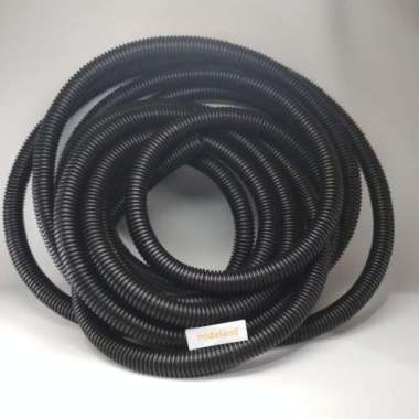 Selang Plastik Fleksibel Untuk Pembungkus Bungkus Kabel listrik hitam