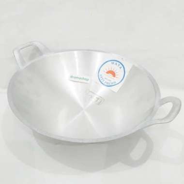 Wajan kuali penggorengan telur gulung sedang medium lubang dasar dalam