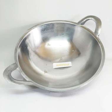 Wajan kuali penggorengan telur gulung kecil lubang dasar dalam