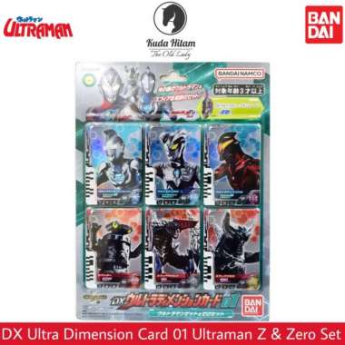 Bandai Ultraman Decker DX Ultra Dimension Card 01 Ultraman Z Zero Set