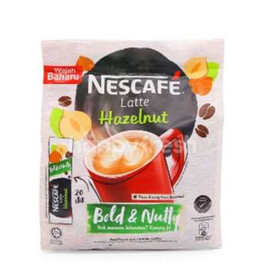 Nescafe Latte Hazelnut Bold & Nutty Coffee 20sX24g