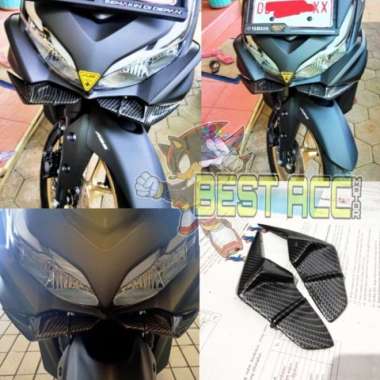 WINGLET YAMAHA AEROX 155 NEW 2021 CONNECTED AEROX 155 MOTIF CARBON