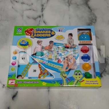 Giant Snake Ladder Ular Tangga Jumbo Dengan Spinner Dice Putar Dadu