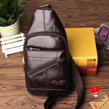 waist bag tas kulit asli tas dada tas selempang tas pria fashion ORIGINAL 100 % Multicolor