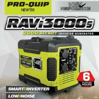Generator Listrik Inverter Portable Pro Quip 2000 Watt Tipe RAVi 3000s