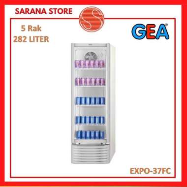 Showcase GEA 5 Rak EXPO-37FC EXPO37 - Display Cooler 282 Liter