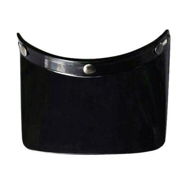 Bogo HIJMUKU Reto Pet Helm - Black [Panjang] Semua Ukuran Hiitam