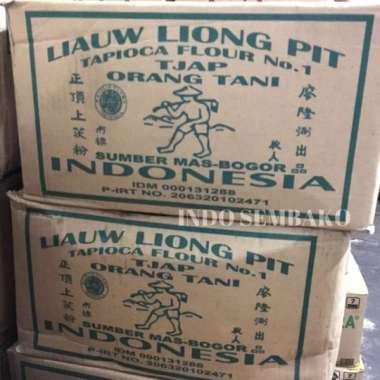 Sagu Tani Dus 1kg x 10bks / Sagu Liong Pit / Tapioca Flour / Liauw Liong Pit Kardus / Liong Pit