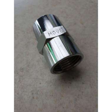 Sok Besi Crom Socket Crom Besi Kuningan Sok Drat Dalam Crom Besi 1/2"