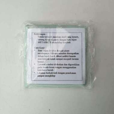 Watu Ijo/Batu Hijau/Batu Poles Holi 40 Gr