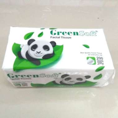 Tissue Green Soft 200 Sheets