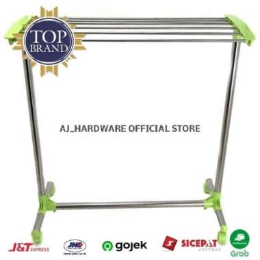 Jemuran Handuk 6 Pipa Stainless Steel