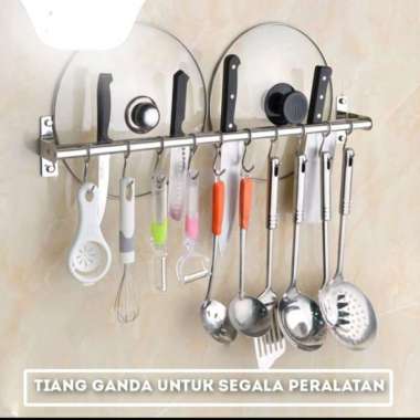 rak gantung dapur stainless 100 cm / rak dapur gantung stainless