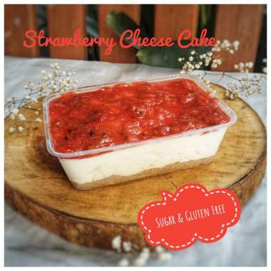 Strawberry Cheesecake with Homemade Strawberry Jam