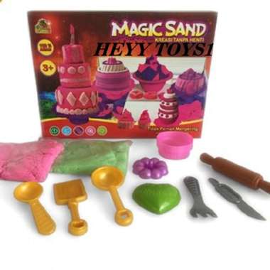 MAINAN MAGIC SAND MAINAN PASIR PASIRAN MAINAN 9002-9107 MAINAN EDUKASI ANAK ANAK