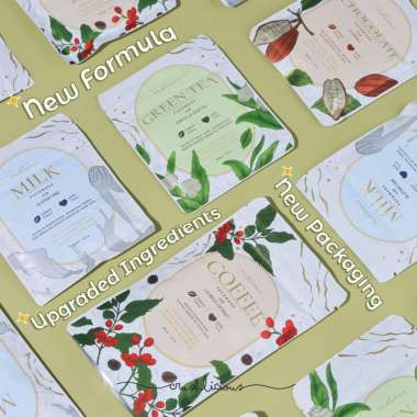 Crushlicious Masker Organik Kemasan baru Masker Wajah BPOM 50Gr C24 Crush50milk