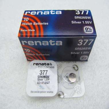 Renata 626 Batre Baterai Jam Tangan Watch SR626SW SR626 377 SWISS Made