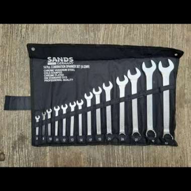 KUNCI RING PAS SANDS 14PCS/SET 8MM-32MM COMBINATION SPANNER