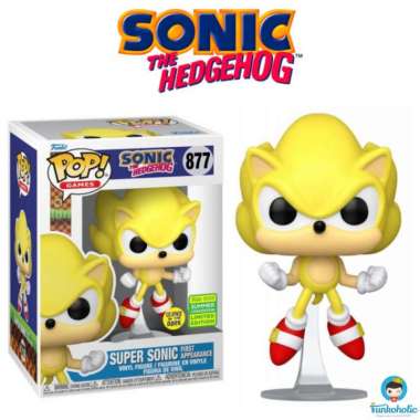 Funko POP! Games Super Sonic the Hedgehog First Appearance Glow [SDCC]