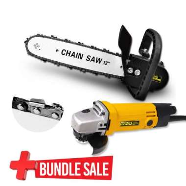 Bundling Kova NY2012 Chainsaw dan Kova MT954 Angle Grinder Gerinda NY2012 + MT954 ukuran