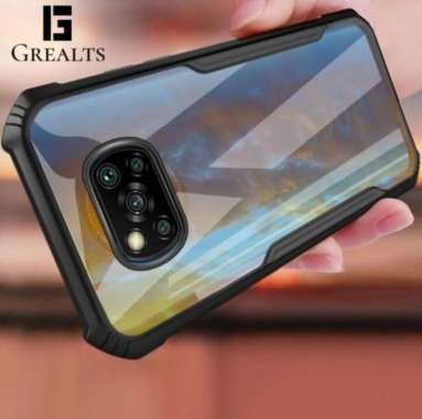CASE HP POCO X3 PRO SOFTCASE TRANSPARAN SHOCHPROOF ARMOR BACK COVER