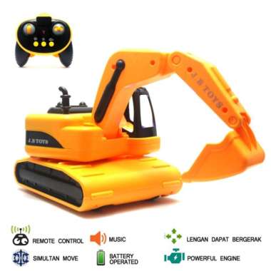 Mainan Remote Control RC Modern Excavator Multicolor