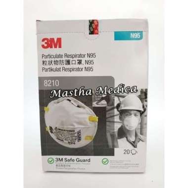 Masker / Dust Mask / Debu 3M 8210 N95 ORIGINAL