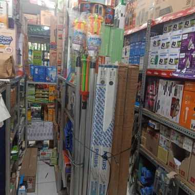 stick lampu gagang aluminium