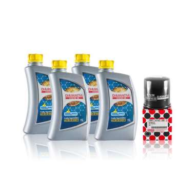 Daihatsu Genuine Oil 0W-20 API SN/GF-5 Fully Synthetic 4L + Oli Filter