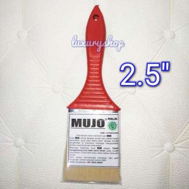 MUJO 2.5" KUAS CAT TEMBOK SINTETIS 2.5 INCH GOOD QUALITY