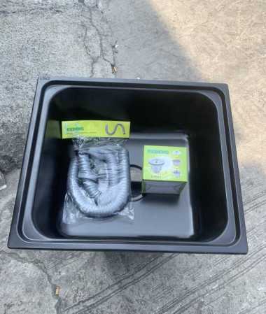 Bak Cuci Piring 1 Lubang Sink Stainless Wastafel Stainless Set 4842 Fullset