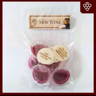 Minuman Perjamuan Gereja Isi 5 + Hosti Ayat