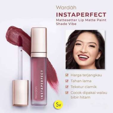 Wardah Instaperfect Mattesetter Lip Matte Paint 01 GLEE