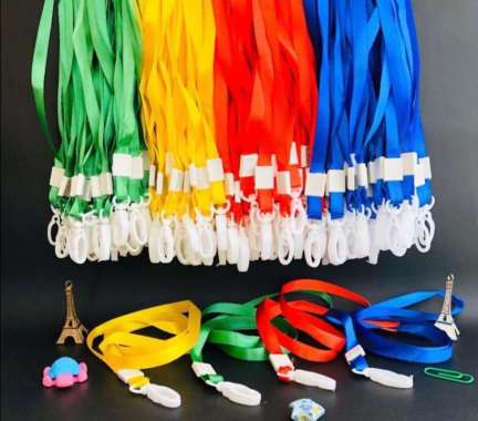 TALI ID CARD NYLON KAIL PLASTIK Hijau