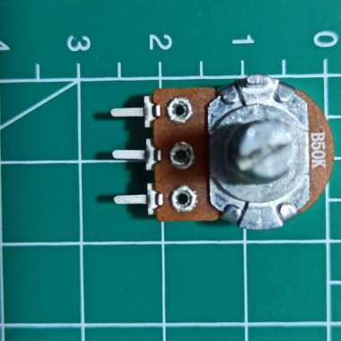 Potensio B 50K MONO A-plus Rotari pendek & klik