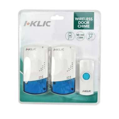 Bel Rumah I-Klic Bel Pintu Nirkabel 2 Receiver 138-2