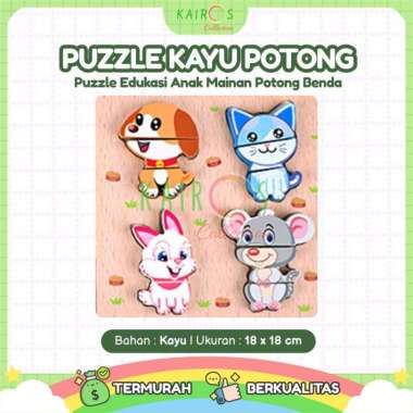 Puzzle Potong / Puzzle Kayu binatang