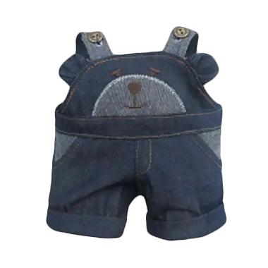 TEDDY HOUSE INDONESIA Teddy House Outfit Bear Dungaress Jeans Lover [60 Inch]