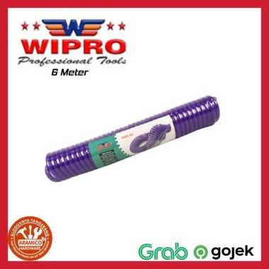 Selang Recoil 6 meter Wipro Spiral Spring Angin Kompresor