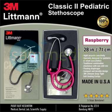 LITTMANN CLASSIC II Stetoskop PEDIATRIC ANAK - RASPBERRY
