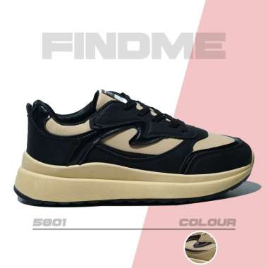 SEPATU SNEAKERS WANITA STAY COOL ALL DAY LONG BAHAN PU BERKUALITAS IMPORT 5801 39 KHAKI