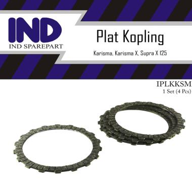 IND Onderdil Kampas-Kanvas Plat Kopling Motor Supra X 125-Karisma-Kharisma X HItam