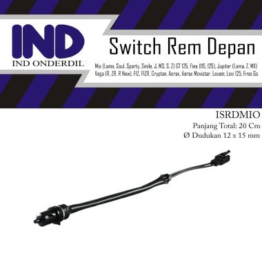 IND Onderdil Switch Rem Depan HItam