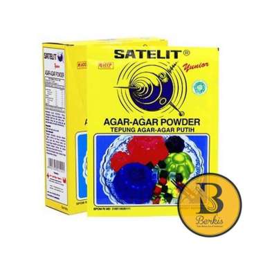 Agar - Agar Bubuk Plain / Putih Satelit Yunior 5 Gr