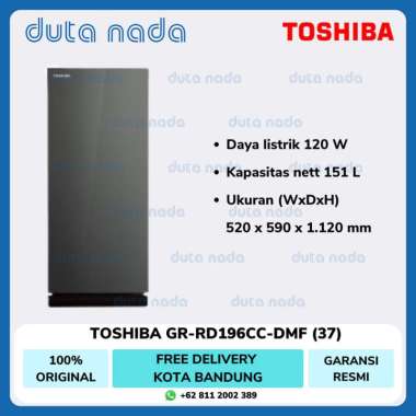 TOSHIBA KULKAS 1 PINTU GR-RD196CC-DMF (37)