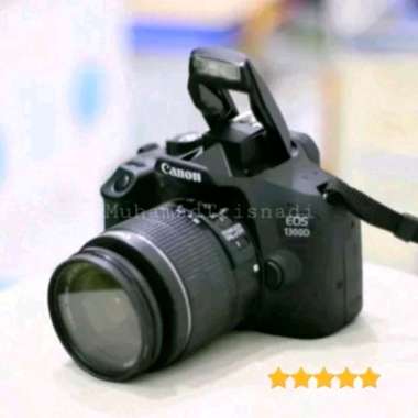 Camera Kamera DSLR Canon Eos 1300D Lensa 18-55mm Hitam Murah