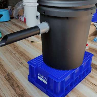 FILTER BULAT KOLAM KOI MINI (DIY FILTER) E