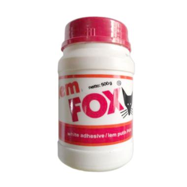 Fox PVAC Lem Kayu - Putih [500 g/ Botol] PUTIH