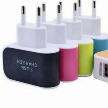 Batok kepala charger 3 port